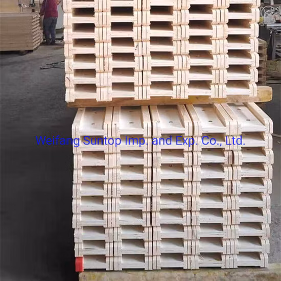 Gelber wasserfester Anstrich WBP Phenolkleber H20 Bau-Holzbalken mit Kunststoff-Stahlkopf für den Bau